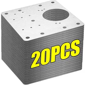 10-20pcs Hinge Repair Kit - Cabinet Door Hinge Repair Plate Kitchen Cabinet Door Storage Cabinet Door Hinge Fixing Plate with Screws No Drilling Required for Installation - Suitable for Reinforcing Kitchen, Bathroom, And Bedroom Doors