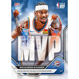2025-26 Topps NOW NBA Shai Gilgeous-Alexander - 2026 Kia NBA MVP Award Winner #MVPA