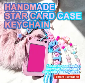 Celebrity Star Small Card Pendant Letter Bag Pendant Fan Exclusive Support Item Handcrafted DesiVersion Bag Pendantgned Small Card