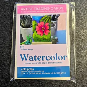 Watercolor ATC Cards – 2.5x3.5, 10-Pack Perfect for ATC/ACEO Art