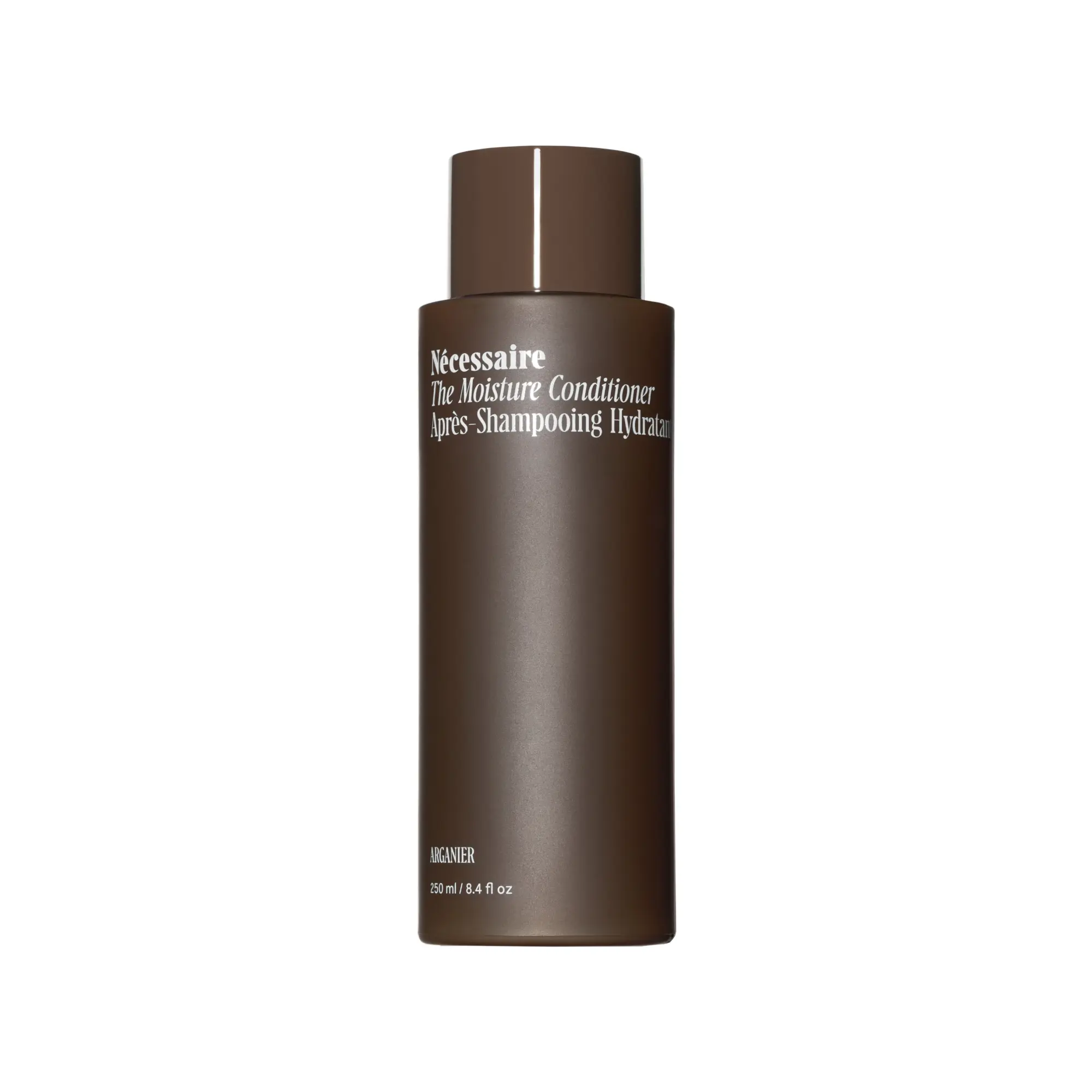 Nécessaire The Moisture Conditioner | Intense Moisture For Dry Hair | Smooth + Replenish Shine | Argan Oil, Botanical Silk Complex + Ceramides | 250ml or 8.4 fl oz