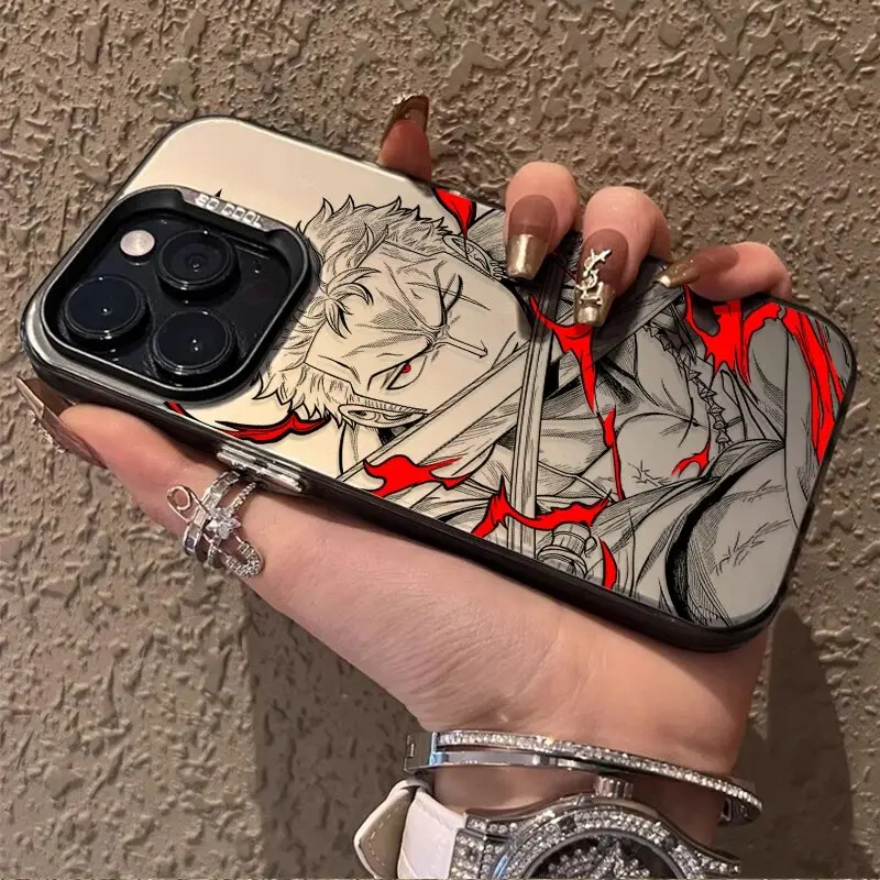 Anime Full Print Matte Back TPU-Polycarbonate Smartphone Case - Shockproof, Anti-Fall Protection for Multi-Model iPhone 17,16,15,14,13,12,11 Pro Max,XS Max,Plus - Mobile Phone Accessory for Gadget Lovers