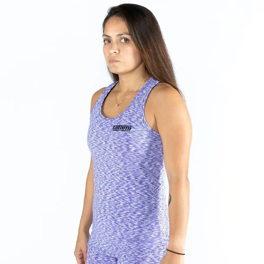 Tatami "Charged" Women's Rash Guard Tank Top - Purple