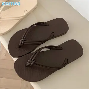 XIXITIAO Adjustable Strap Flip Flops - Lightweight & Breathable Sandals With Toe Post, Comfortable-On Beach Women, Casual Outdoor Slides