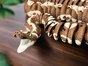 3D printed Articulated Ball Python Decor Tail