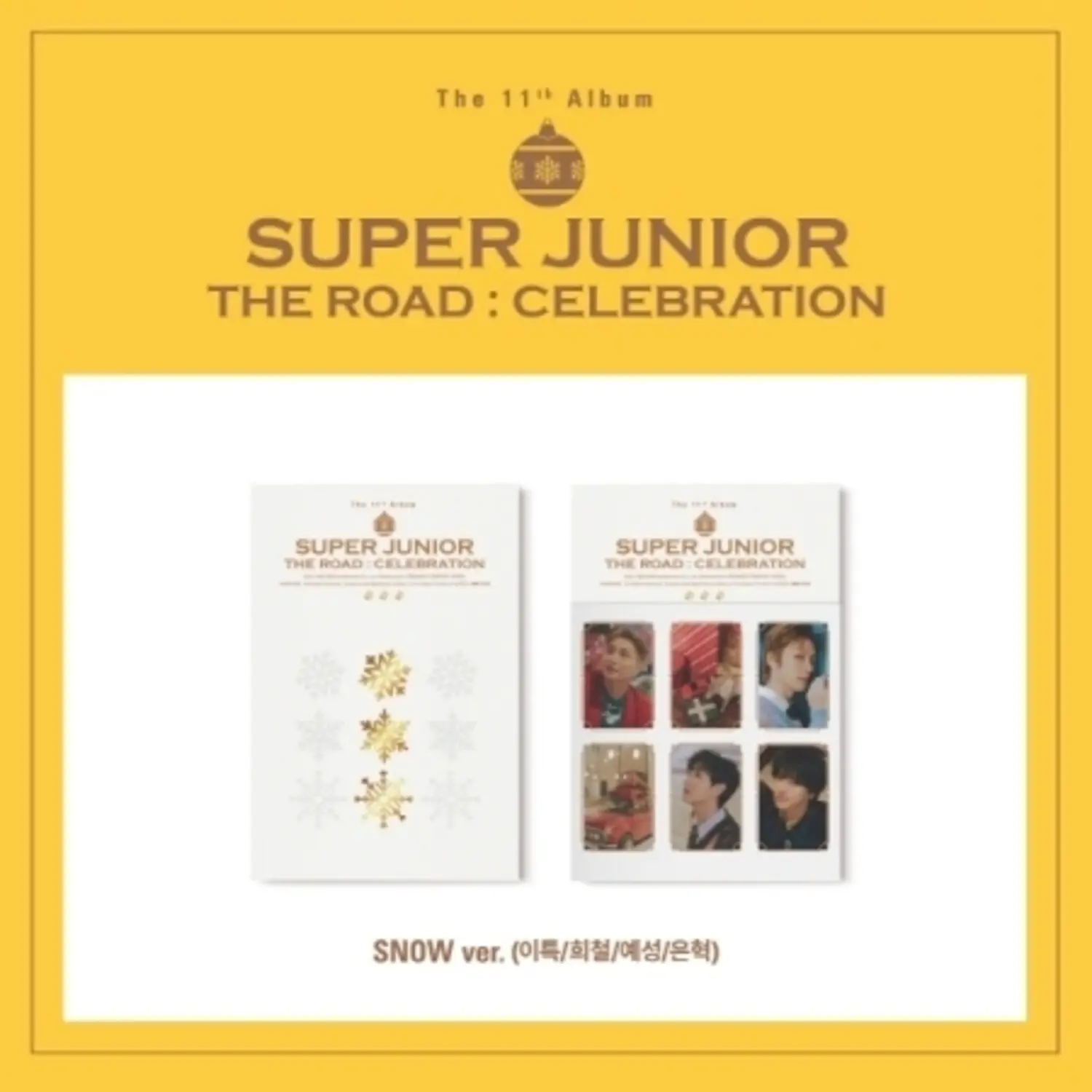 Super Junior - The Road: Celebration - Snow Version Compact Disc (CD) with Photocard, Asia Import