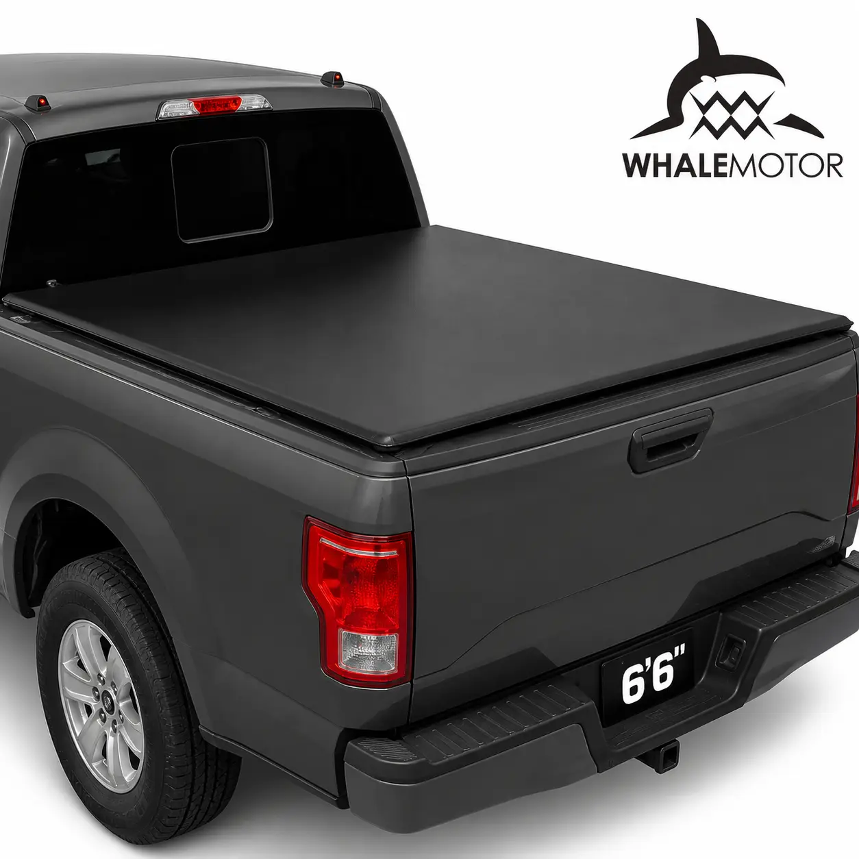Truck Bed Tonneau Cover Compatible with Ford F150 F-150 2004-2014 6.5 ft Standard Box, Soft Roll Up Style，Cars accessories