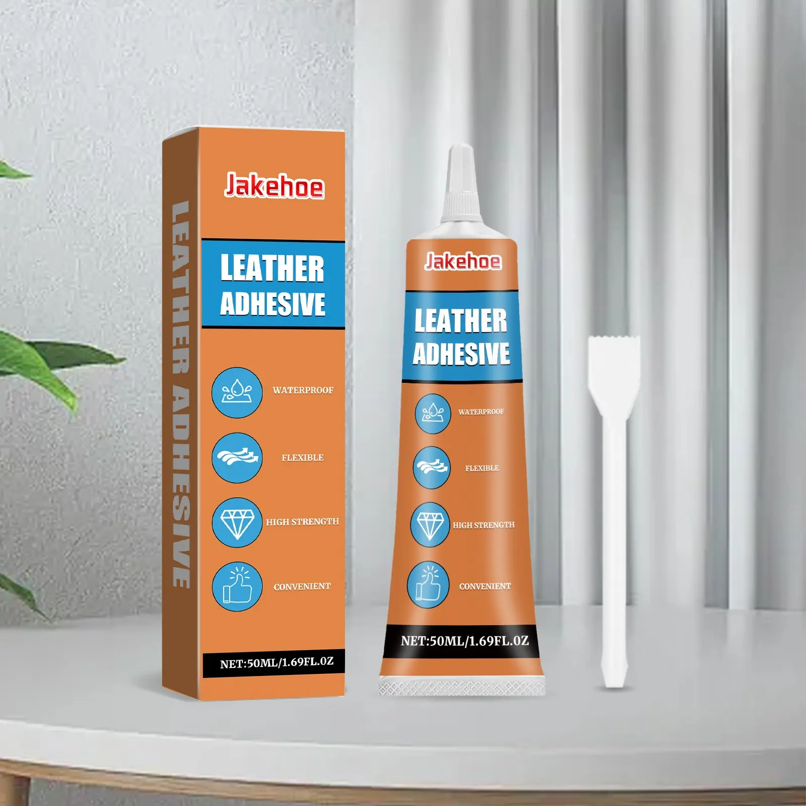 Jakehoe Leather Adhesive for Fabric and Sofa, Waterproof Seamless Repairing Glue, Effective Leather Care Solution