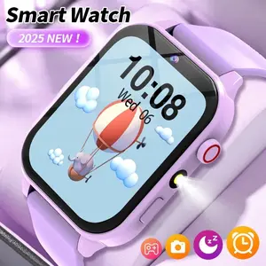 2026 New Smart Watch For Children Chargeable HD Touch Screen Camera 18 Games Sleep Monitoring Alarm Clock Calculator Birthday Gift Boy Girl