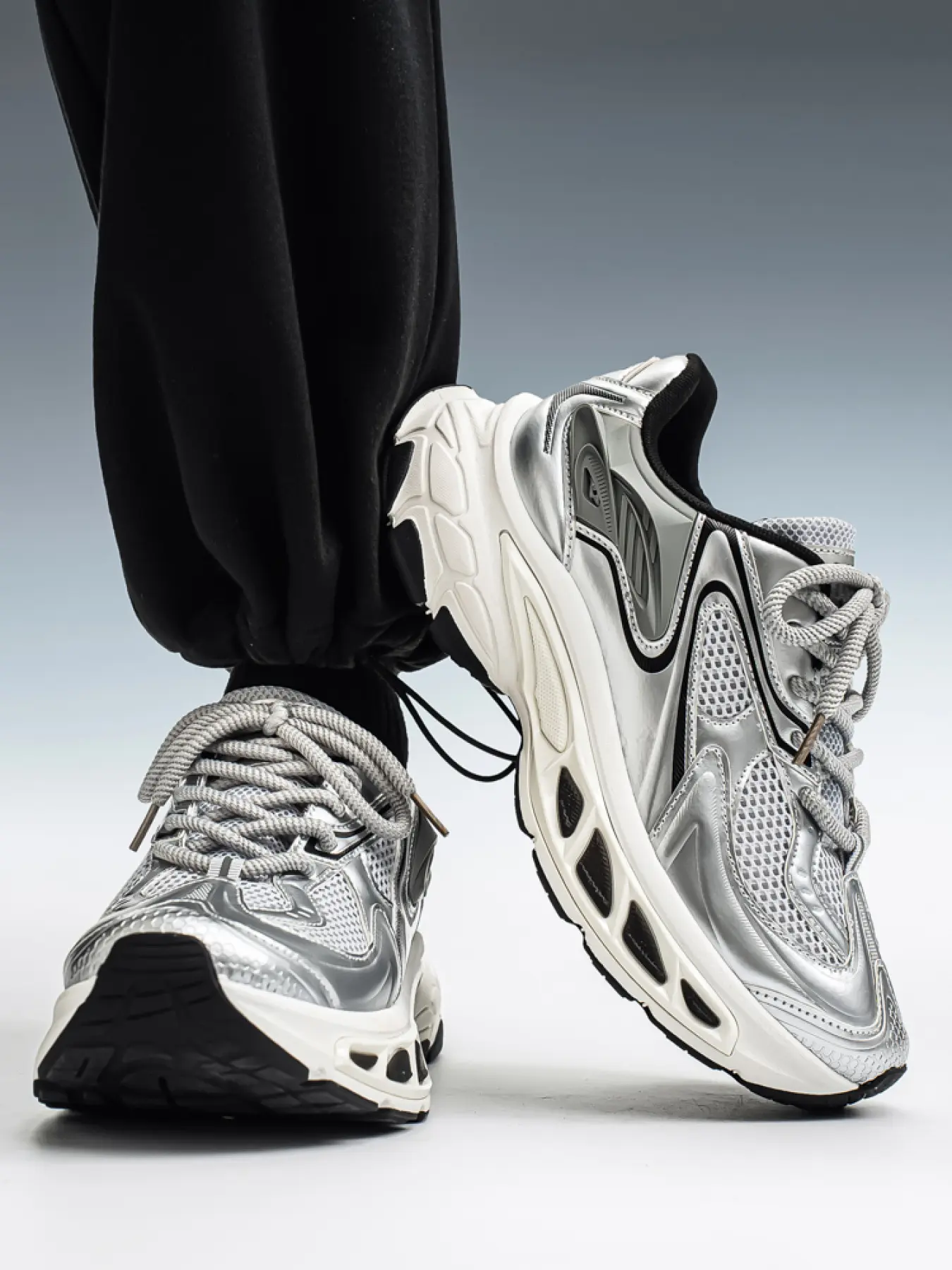 Men's Retro Mesh Dad Shoes, Breathable Thick Sole Casual Sporty Running Shoes Jogging Shoes Sports Sneakers Trendy Versatile Daily Walking Running Trainers Runner Athletic Shoe