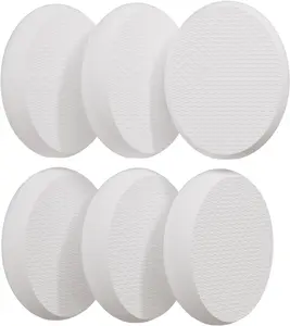AmazerBath 6 PCS Lotion Applicator Replacement Pads - Bathing Accessories for Elderly, Ideal for Cream, Sunscreen, Tanner Application (Handle Not Included)