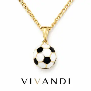 Vivandi Soccer Ball Necklace