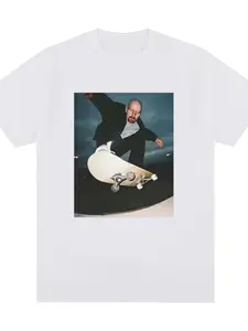 Breaking Bad Fan's Viral Skate Meme Long Fitted Streetwear T-Shirt, Walter White Graphic Tee