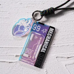 Acryli Heart Keychain
