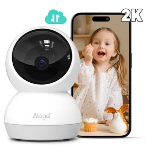 【Price Error】Alaga AI 2K 2.4G/5G WiFi6 Security Camera 3MP CCTV Indoor Monitor 360° PanTilt, Human Detection, Dual-Band, With Alexa