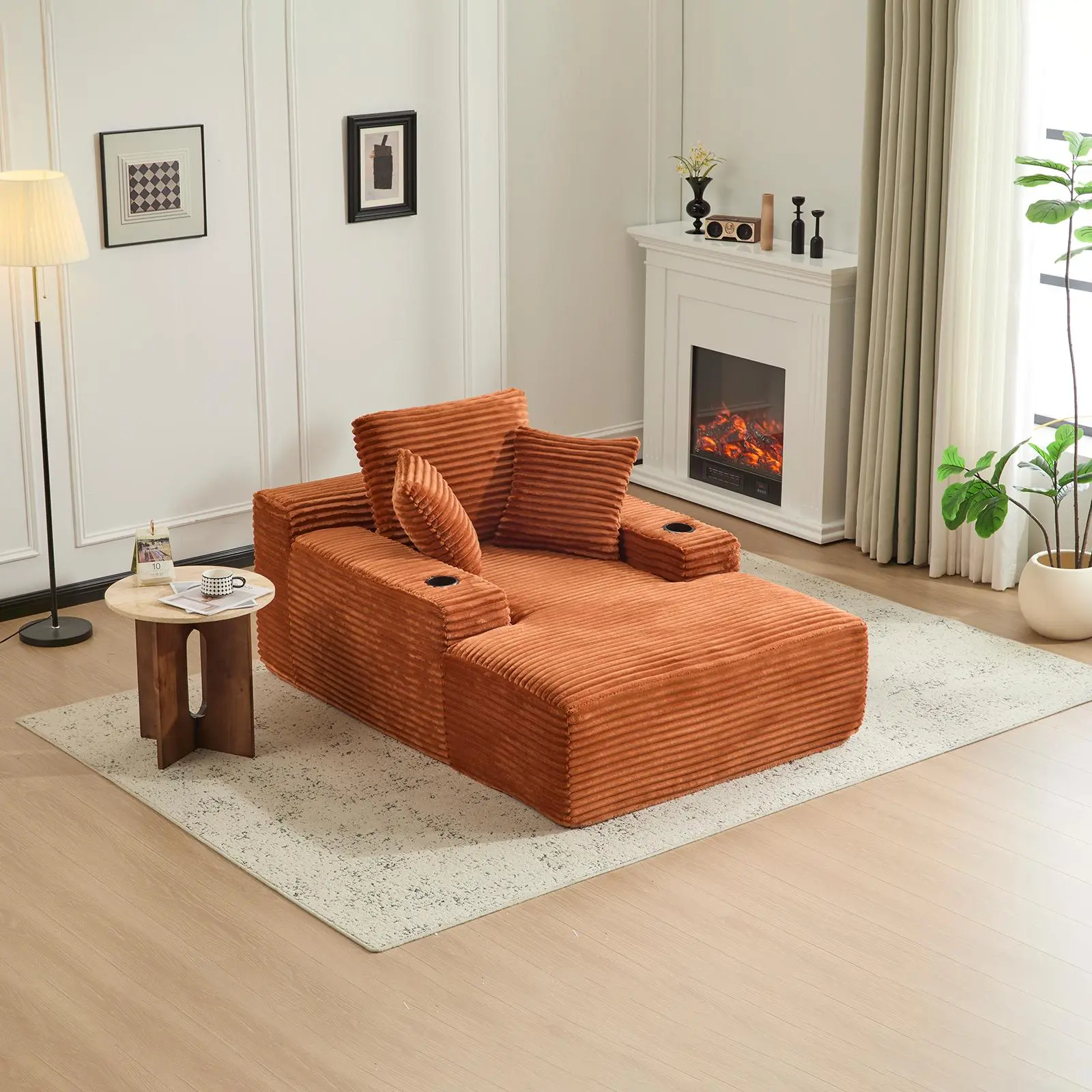 ORANGE WITH CUP HOLDERS