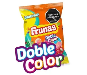 FRUNAS DOBLE COLOR X 100 UNDS