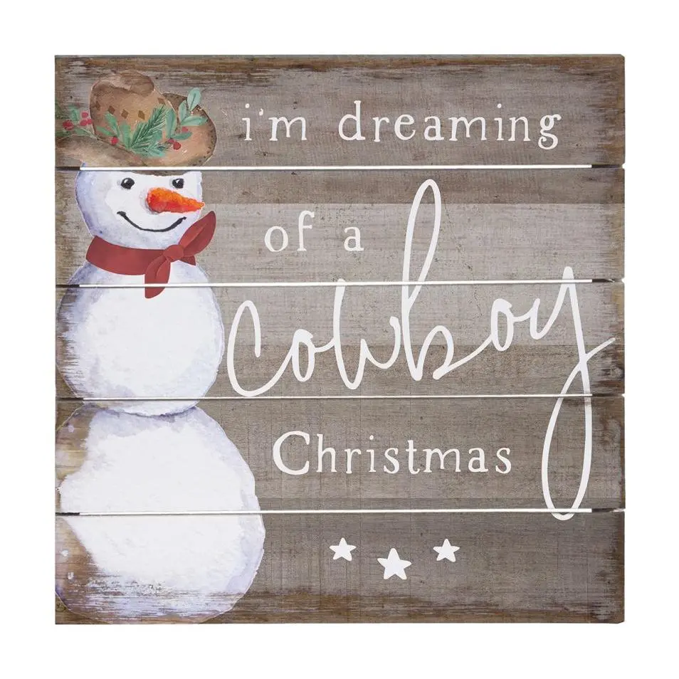 Cowboy Christmas Pallet Petite by Sincere Surro undings