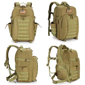 CVLIFE Tactical Backpack for Unisex 40L Large Capacity Molle dayPack Bug out Bag Survival Rucksack for Hiking, Hunting, Travel, Fishing, Camping - Water Resistant - Adjustable Shoulder Strap - Unisex