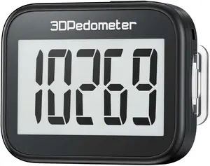 [New Deal] - 3D Pedometer for Walking, Simple Step Counter with Large Digital Display, Step Tracker with Removable Clip Lanyard, Accurately Track Steps for Men Women Kids Adults Seniors