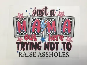 Funny DTF ready to iron on transfer for clothing tshirts and hoodies