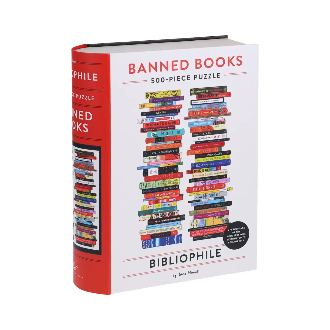Bibliophile Banned Books 500-Piece Puzzle
