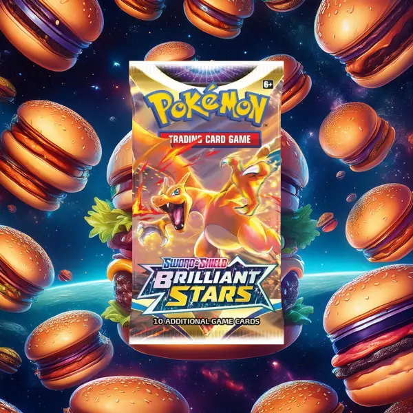 x1 - Brilliant Stars Booster Pack English Pokmon TCG - TikTok Shop