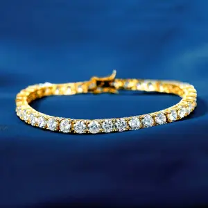 Luxury-inspired dazzling zircon tennis bracelet Minimalist women's everyday dating fashion jewelry accessory