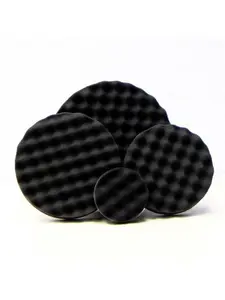Optimum Black Waffle Foam Pad (Light Polishing & Finishing)