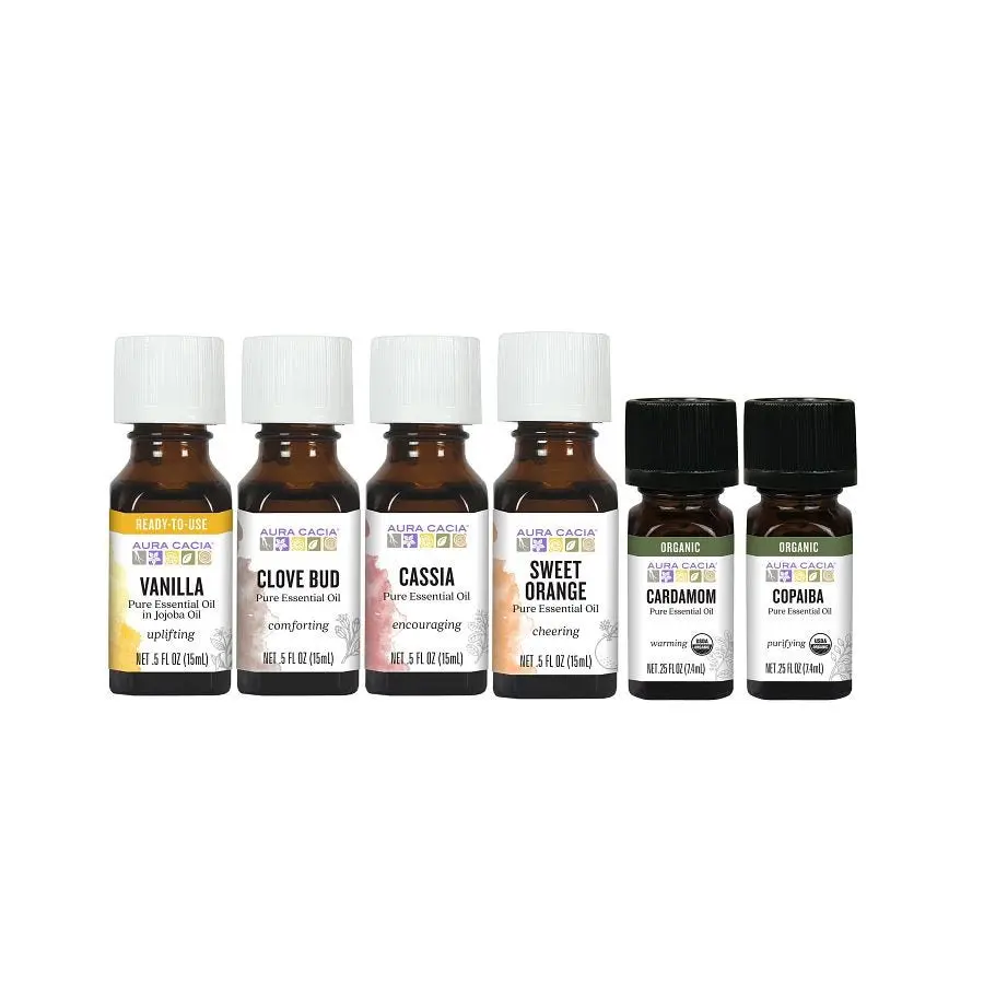 Aura Cacia® Pumpkin Salt Diffuser Essential Oil Set