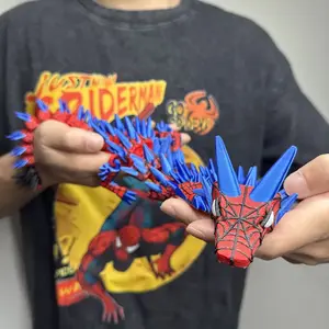 18inch 3D Printed Dragon [Spider-Man Theme] Art Figurine Artistic outdoorfun