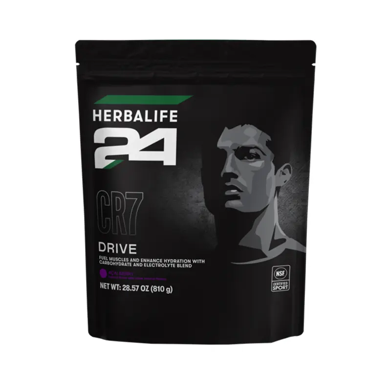 Herbalife24 CR7 Drive Açaí Berry Pouch (New Look) – Sports Hydration Drink Mix Energy