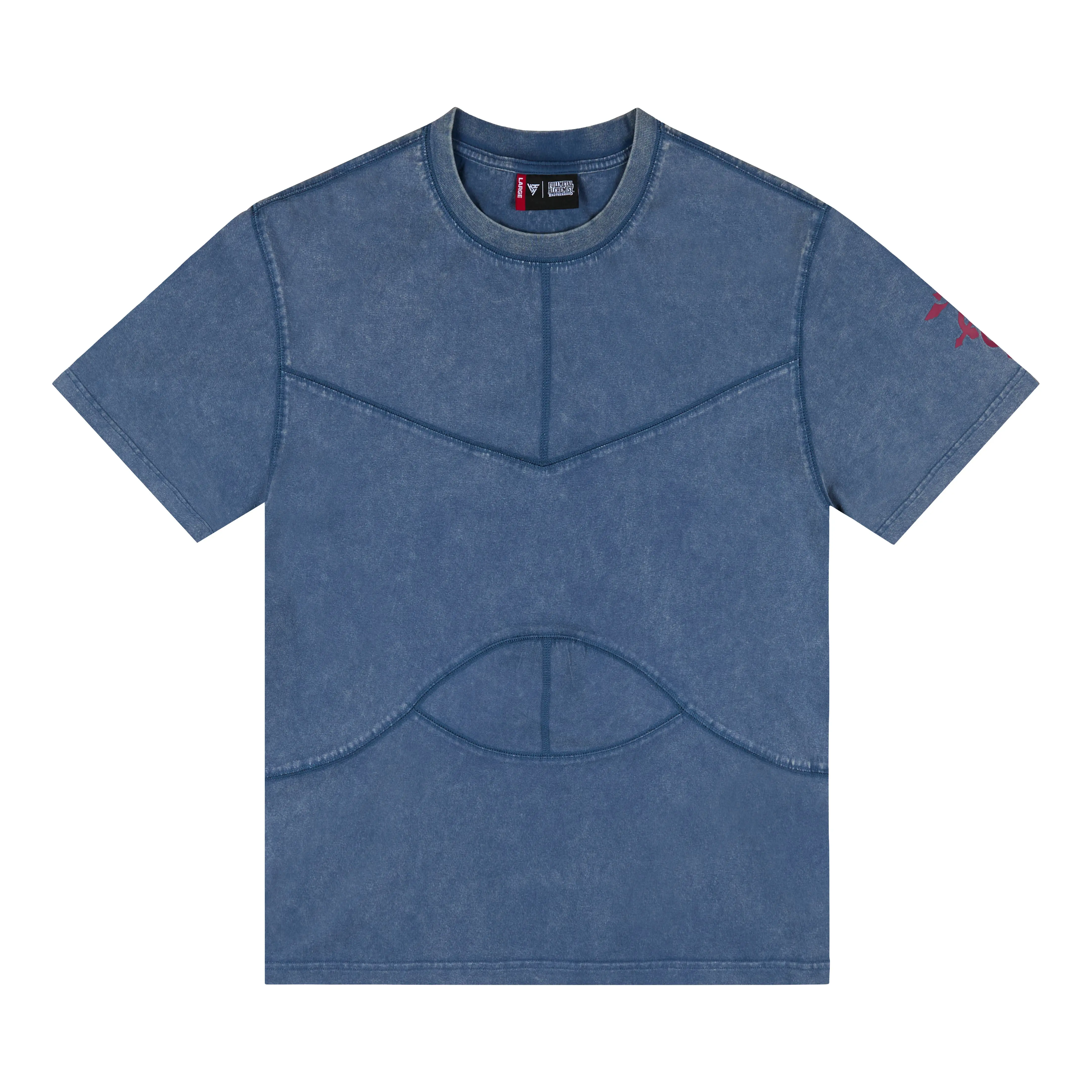 FMAB ALPHONSE PANEL SHIRT (BLUE)