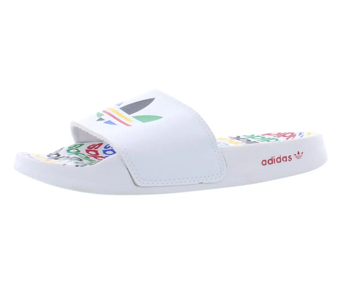 Adidas Adilette Lite Boys' Slides - Solid Color, Casual Slip-On with a Flat Sole, Light for Outdoor Sports & Everyday Wear, Open Toe