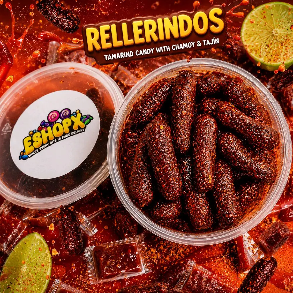 Eshopx ~ Rellerindos Snack Candy in deli container 8 oz Eshopx ~ Rellerindos Snack Candy in deli container 8 oz