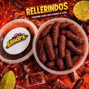 Eshopx ~ Rellerindos Snack Candy in deli container 8 oz