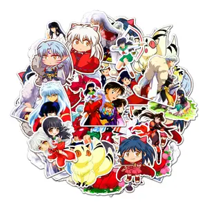 Inuyasha 20 pcs Sticker Pack, Inuyasha Waterproof Vinyl Sticker, Anime Stickers for Laptop Skateboard Water Bottle