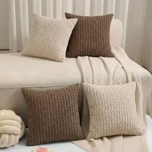 Sleeping leg-hugging pillowcase without insert, bed cushion, sofa backrest cushion, corduroy headboard pillow, cushion