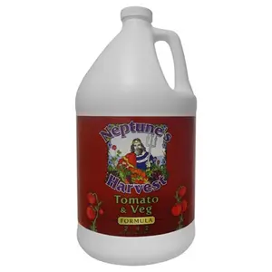 212 MAIN Premium Fish-Based Plant Fertilizer - 142oz Red Label Tomato & Veg Formula, 4-Pack, Boosts Yield, Disease-Tolerant
