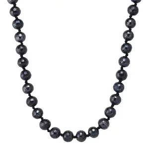 Shop LC Faceted Peacock Color Shell Pearl Necklace 18-20 Inches in Stainless Steel