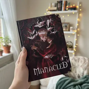Manacled Handmade Hardcover Book | Dark Fantasy Romance Novel | Size A5