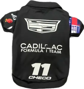 Black Form1 Checo Dog Shirt para perros