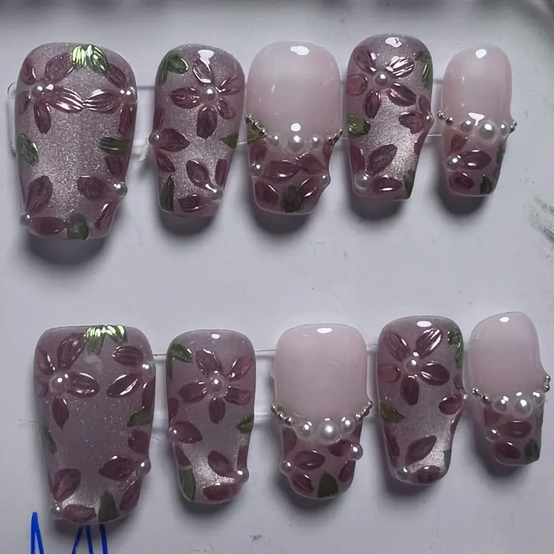 Spring Short Handmade Nails