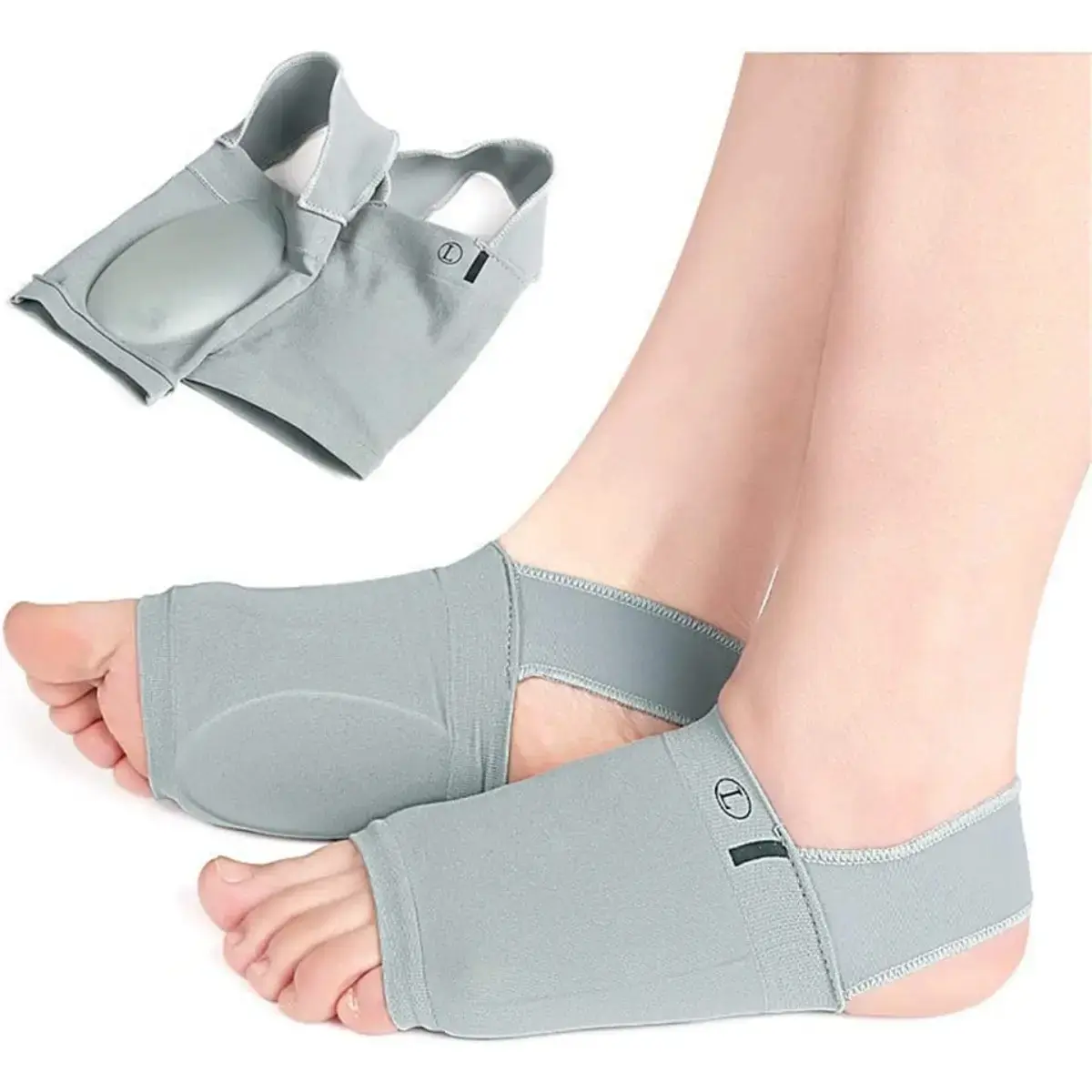 Upgraded Metatarsal Compression Arch Support Sleeve with Gel Pad - Unisex Plantar Fasciitis Brace for Flat Feet Pain Relief, Breathable Cushioned Foot Sleeves Soccer Running Men Women