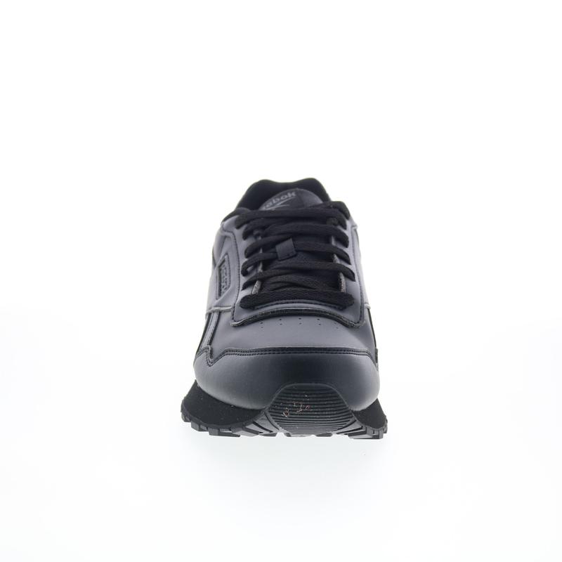 Reebok Glide Wide 4E Mens Black Extra Wide 4E Lifestyle Sneakers Shoes