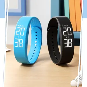 All-Day 3D Sports Step Timer Watch, USB Rechargeable Long Battery Life, Silent Vibration Alarm, Silicone Comfort Strap, Perfect Gift，Mother's Day, Valentine's Day, Birthdays