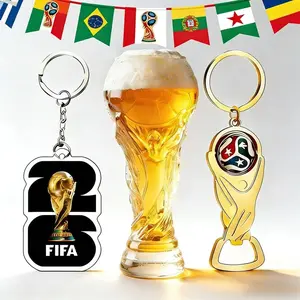 FIFA 2026 World Cup Hebe Cup Beer Glass, Soccer CupGlass,Bar Beer Cup, Souvenir ltem, Drinkware