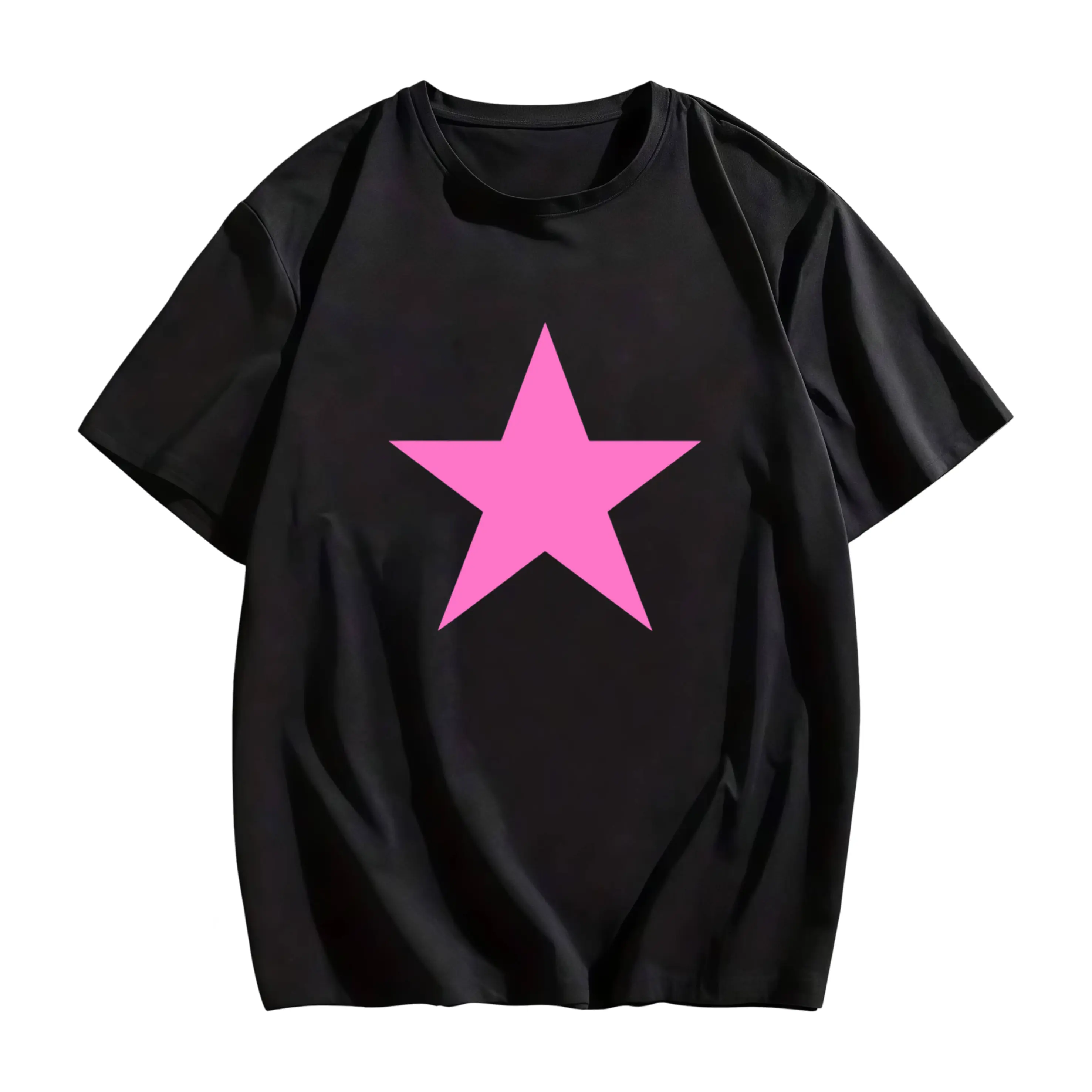 Y2K Star on Front Mcbling Aesthetic 2000S 90S T-Shirt