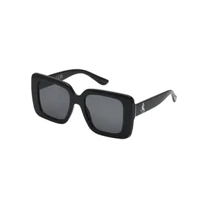 Black Fashionable Square Sunglasses with Stylish Design and Comfortable Fit