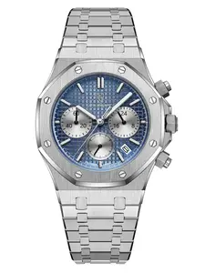 Men's Business Fashion Round Dial Watch, Fashion Waterproof & Luminous Watch with Date Feature, Trendy All-match & Exquisite Watch for Birthday Gift with Box